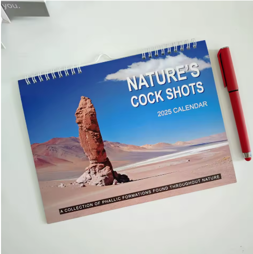 Nature's Cock Shots 2025 Calendar