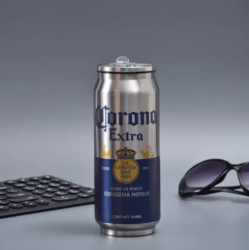 Beer Can Stainless Steel Insulated Tumbler Cup - 500ML