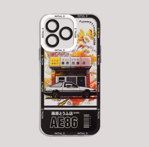 Initial D Anime Phone Case For Samsung S22, S23, S24, Note20 Ultra