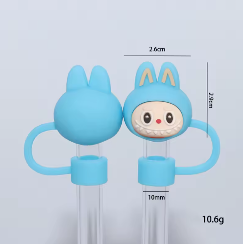 Kawaii Little Monsters Straw Cover Plug For Tumblers