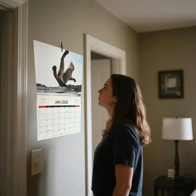 2026 Funny Kung Fu Cat Calendar