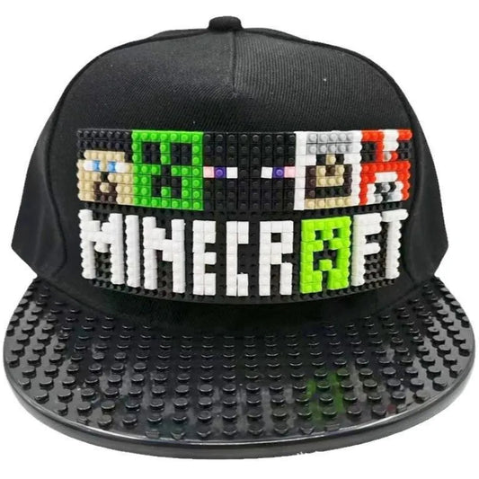 Minecraft Pixel Style Snapback Baseball Cap