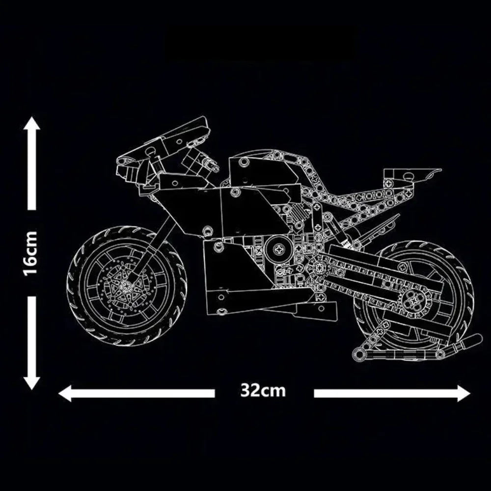 Superbike Motorcycle Building Blocks Model Kit - Ducati Panigale V4 R
