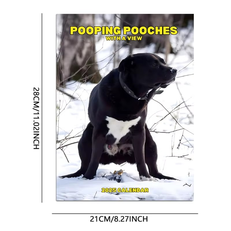 Pooping Pooches With A View 2025 Calendar