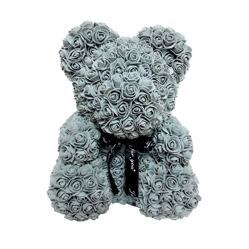 Eternal Rose Teddy Bear Gift (40cm)