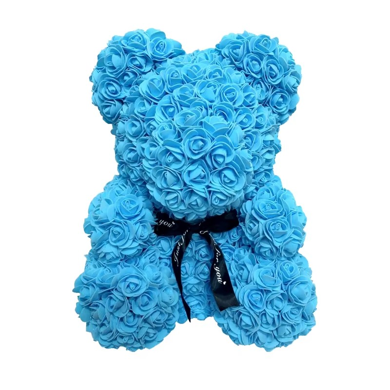 Eternal Rose Teddy Bear Gift (40cm)