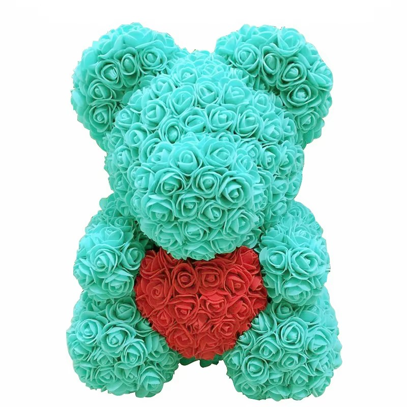 Eternal Rose Teddy Bear Gift (40cm)