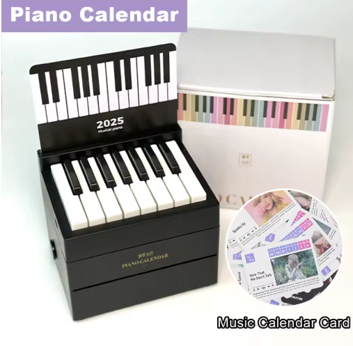 Mini Playable Piano Calendar 2025 With Taylor Swift Music Tunes