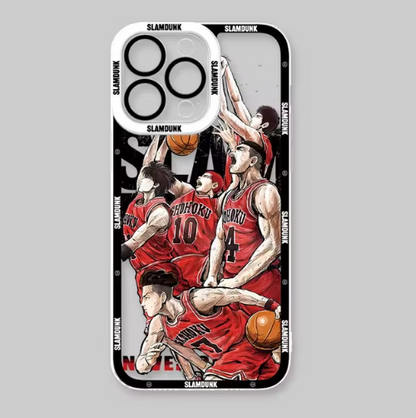 Slam Dunk Anime Phone Case For iPhone 14, 15, 16