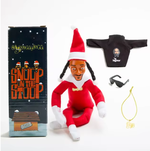 Snoop Dogg On The Stoop Christmas Elf Doll Gift