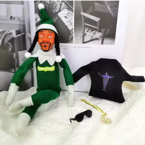 Snoop Dogg On The Stoop Christmas Elf Doll Gift