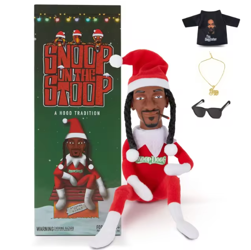 Snoop Dogg On The Stoop Christmas Elf Doll Gift