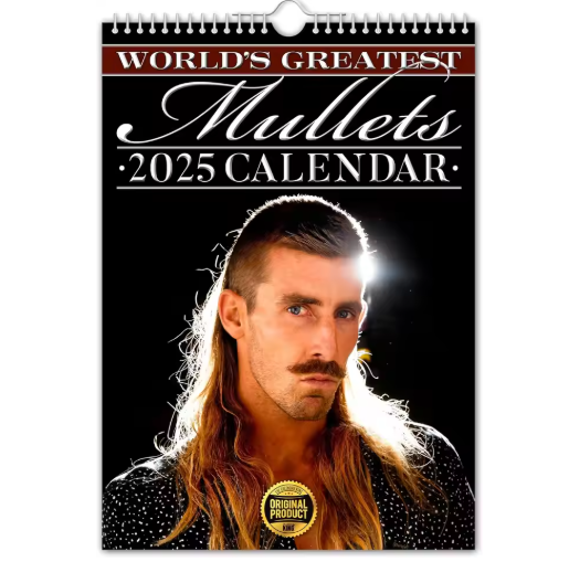World's Greatest Mullets 2025 Calendar