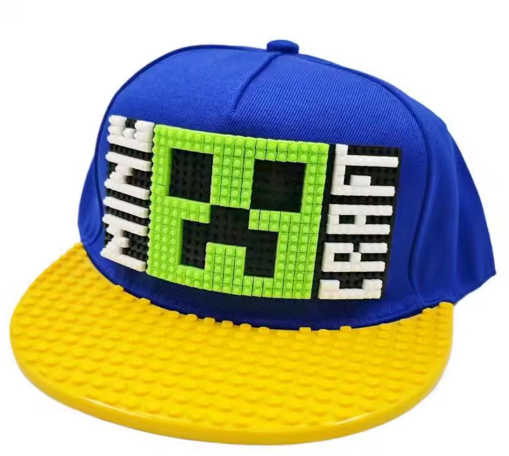 Minecraft Pixel Style Snapback Baseball Cap