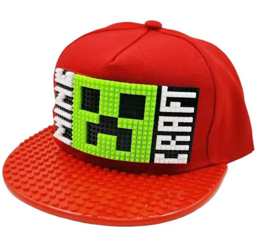Minecraft Pixel Style Snapback Baseball Cap