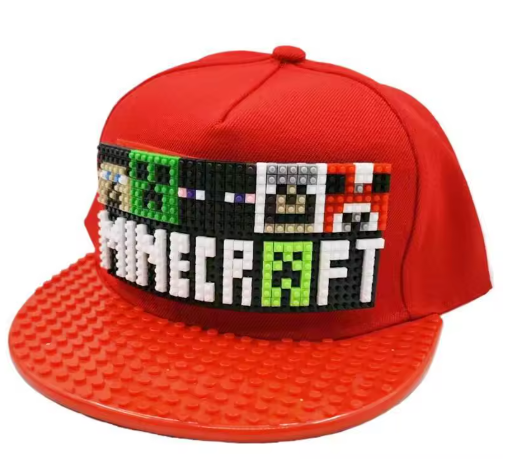 Minecraft Pixel Style Snapback Baseball Cap