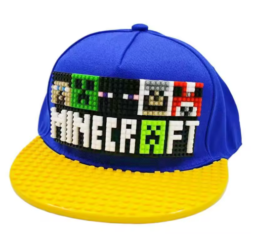 Minecraft Pixel Style Snapback Baseball Cap