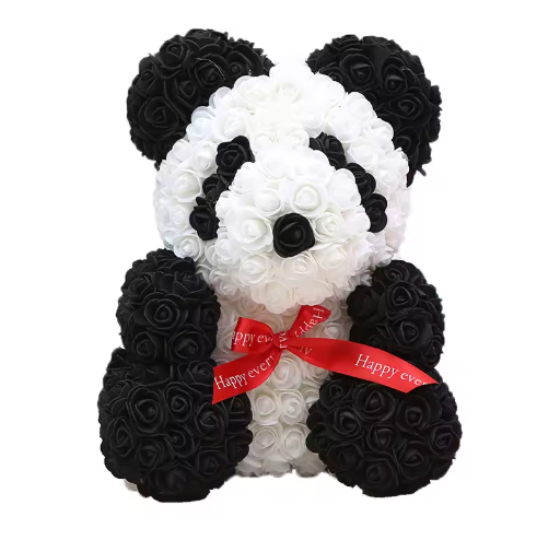 Eternal Rose Teddy Bear Gift (40cm)