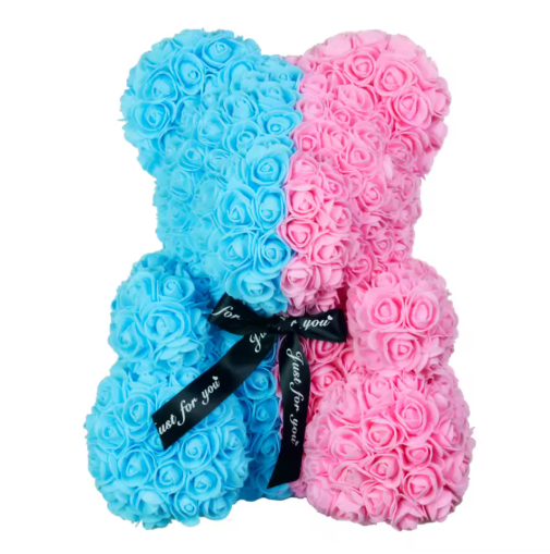 Eternal Rose Teddy Bear Gift (40cm)