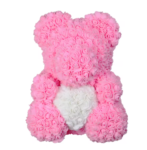 Eternal Rose Teddy Bear Gift (40cm)