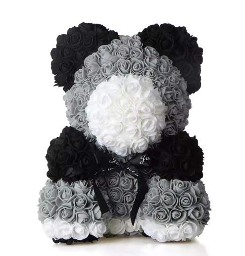 Eternal Rose Teddy Bear Gift (40cm)