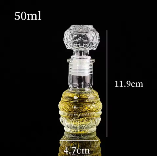 Mini Whiskey Liquor Glass Bottle 50ml