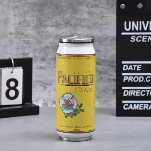 Beer Can Stainless Steel Insulated Tumbler Cup - 500ML