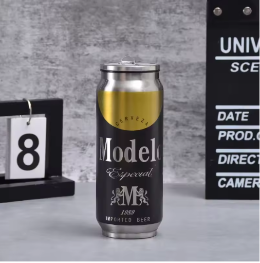 Beer Can Stainless Steel Insulated Tumbler Cup - 500ML