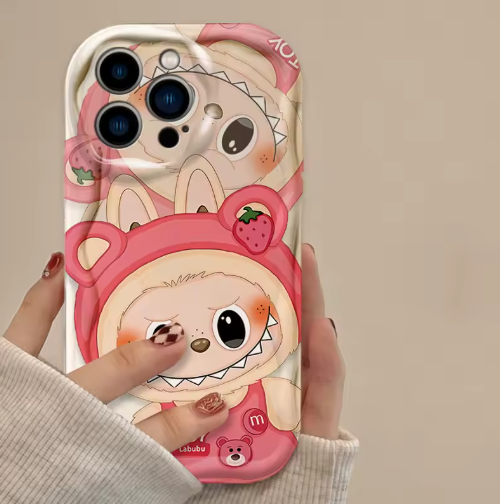 Cute Cartoon Monsters Phone Case For iPhone 14, 15, 16