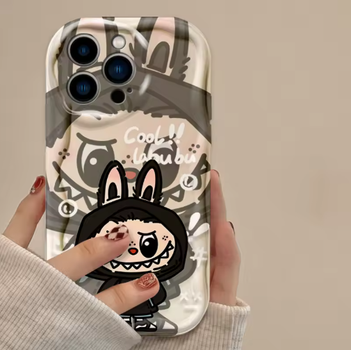 Cute Cartoon Monsters Phone Case For iPhone 14, 15, 16