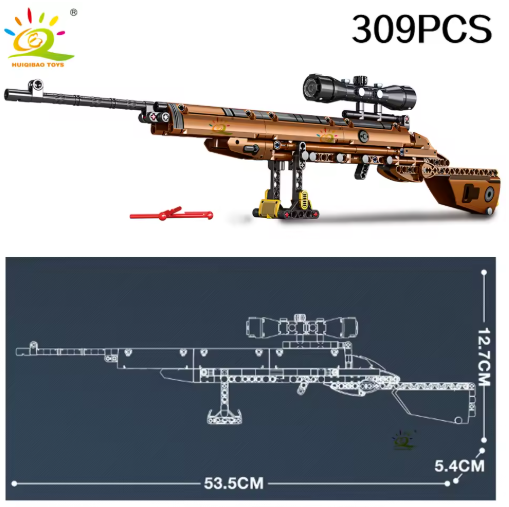 DIY Building Block Guns Firearms