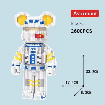 DIY Building Blocks Bearbrick Model Kids Toy