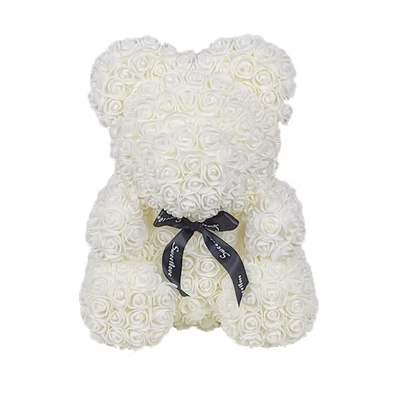 Eternal Rose Teddy Bear Gift (40cm)