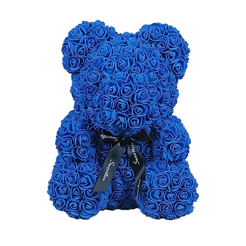 Eternal Rose Teddy Bear Gift (40cm)