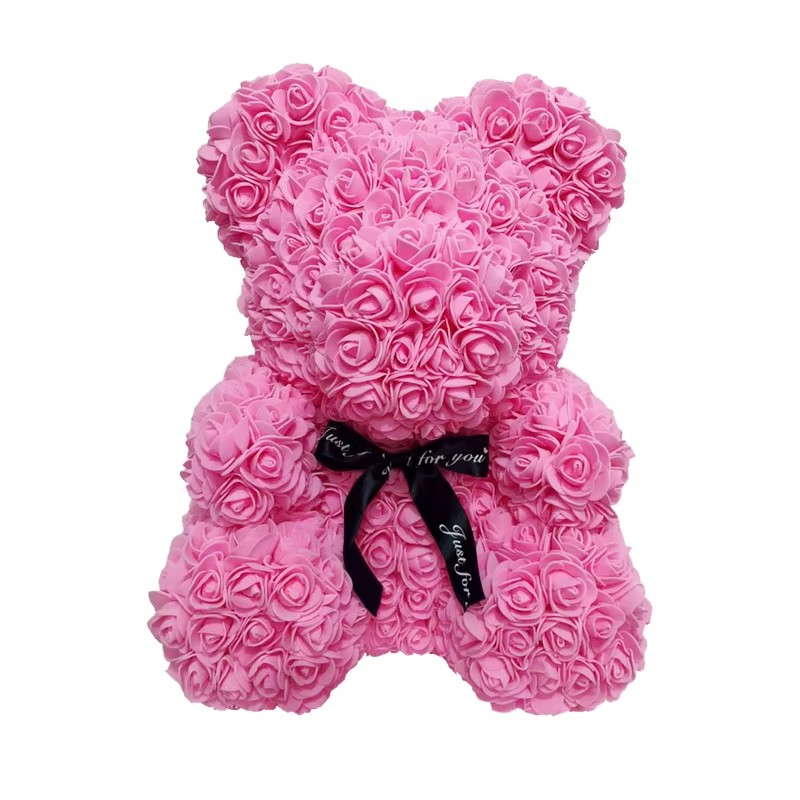 Eternal Rose Teddy Bear Gift (40cm)