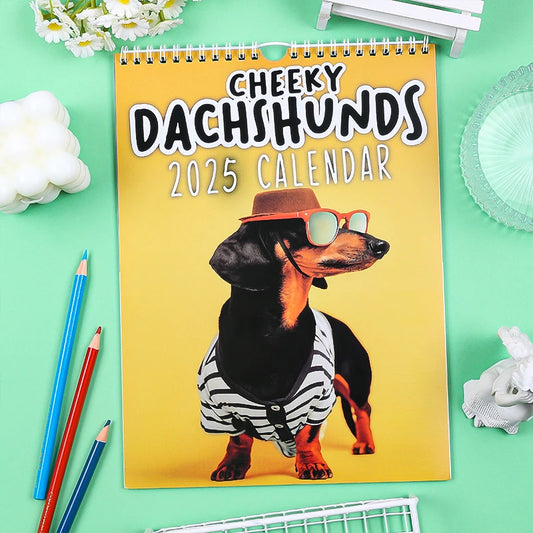 Cheeky Dachshunds 2025 Calendar