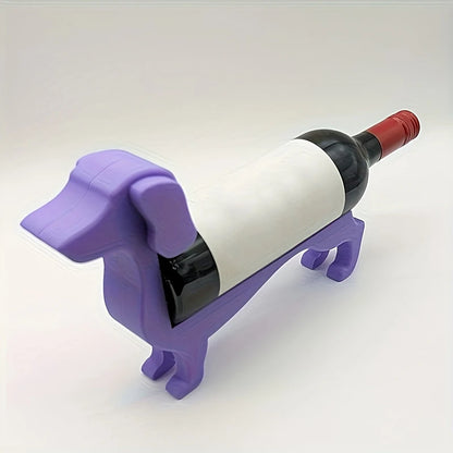 Dachshund Wine Bottle Holder Display Rack