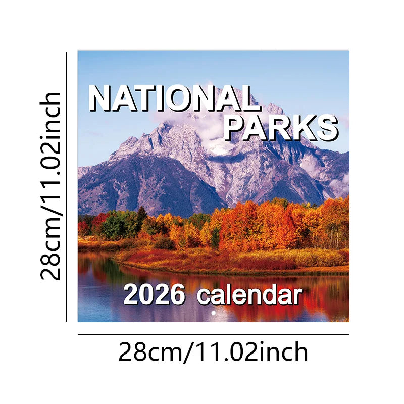 National Parks 2026 Calendar