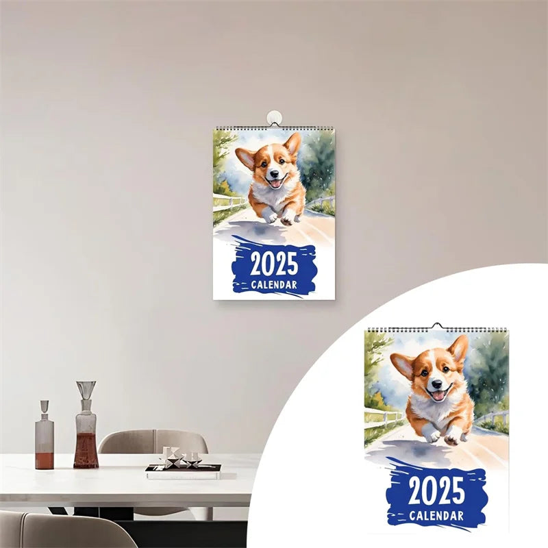 Cute Corgi Arts 2025 Calendar