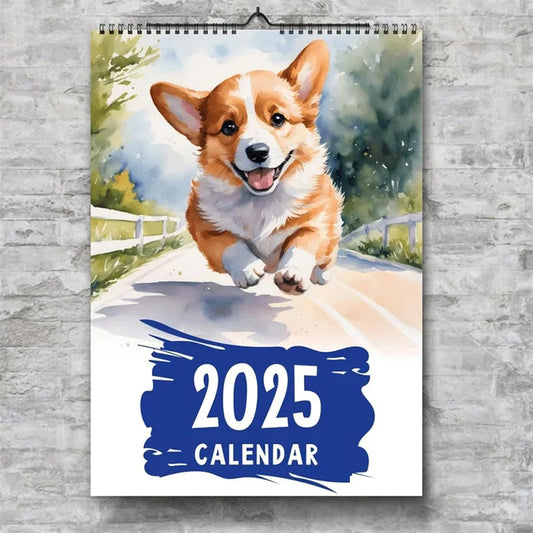 Cute Corgi Arts 2025 Calendar