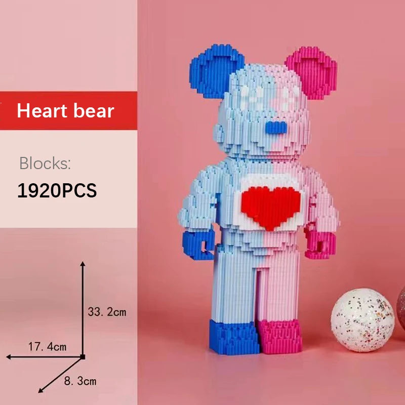 DIY Building Blocks Bearbrick Model Kids Toy