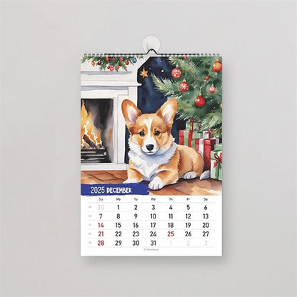 Cute Corgi Arts 2025 Calendar