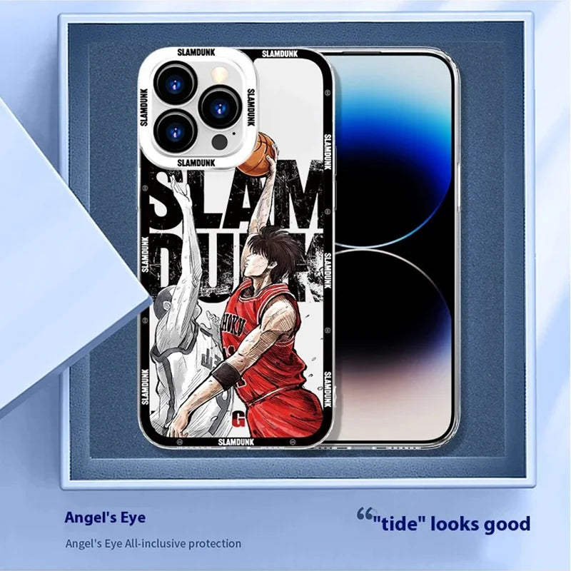 Slam Dunk Anime Phone Case For iPhone 14, 15, 16