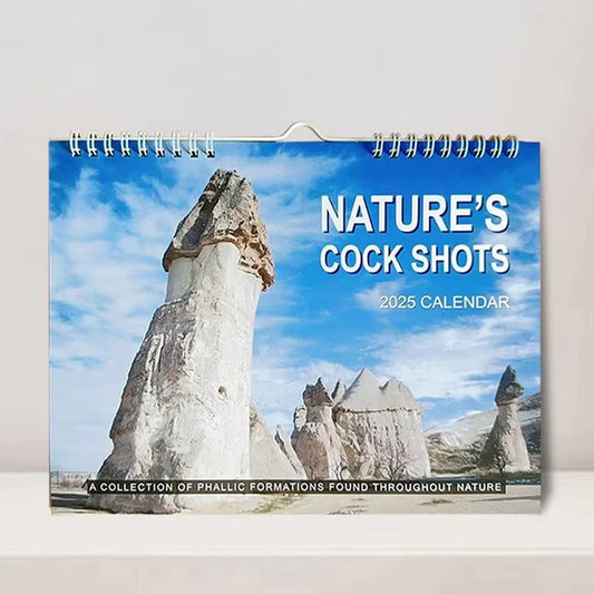 Nature's Cock Shots 2025 Calendar