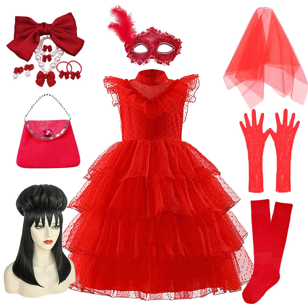 Beetlejuice Lydia Deetz Halloween Costume For Kids