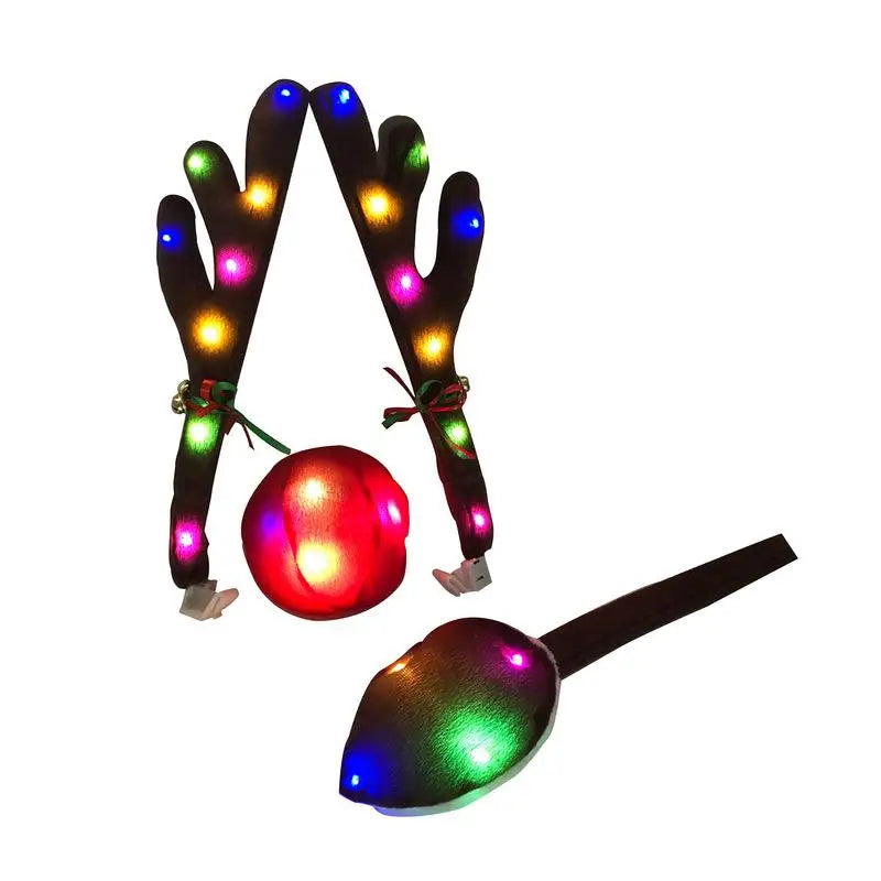 Christmas LED Glowing Car Reindeer Antlers