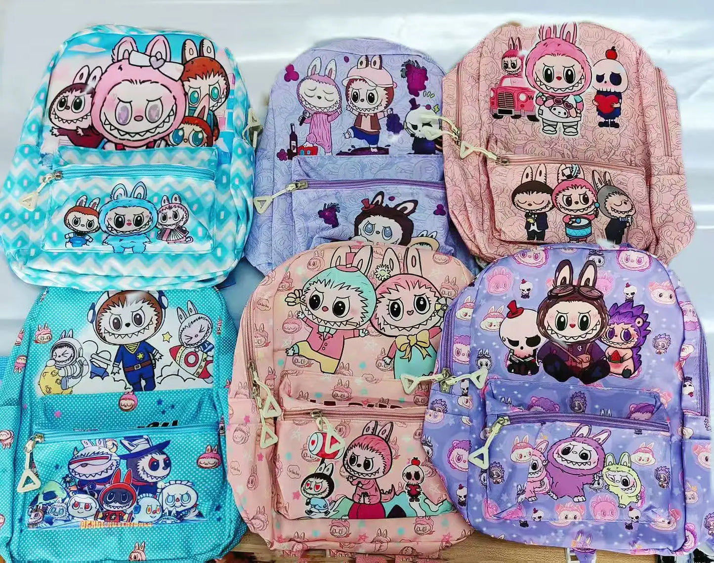 Kawaii Cute Little Monsters Cartoon Backpack