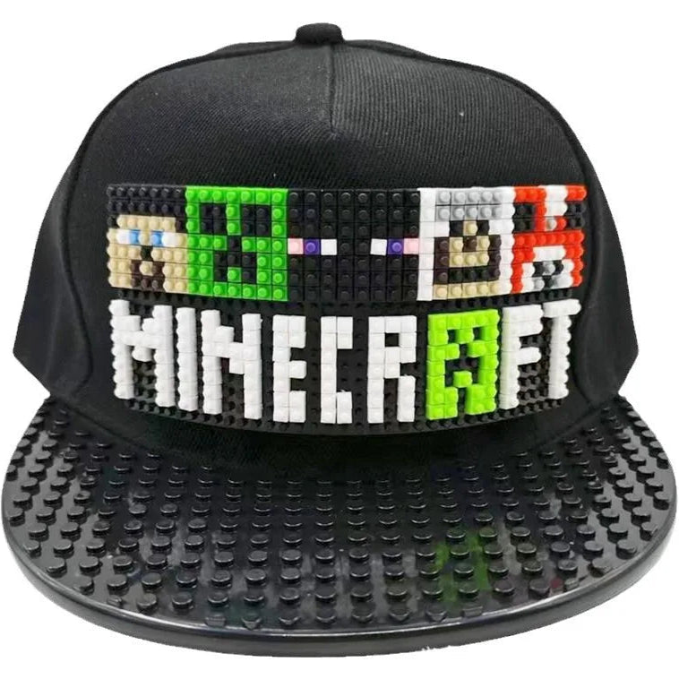 Minecraft Pixel Style Snapback Baseball Cap