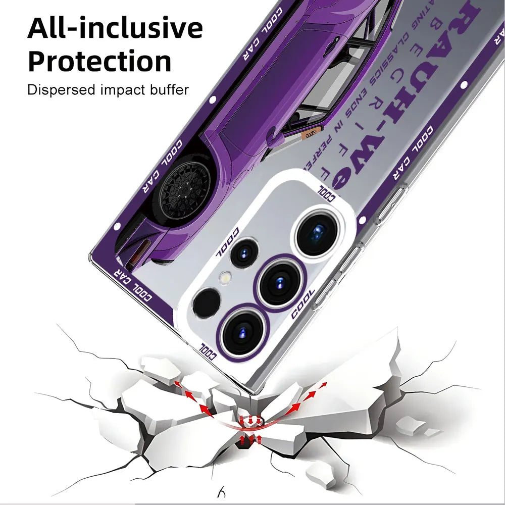 RWB Japan 911 Phone Case For Samsung Galaxy S21, S22, S23, S24, S25