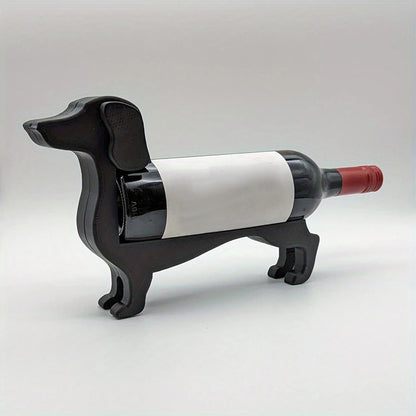 Dachshund Wine Bottle Holder Display Rack